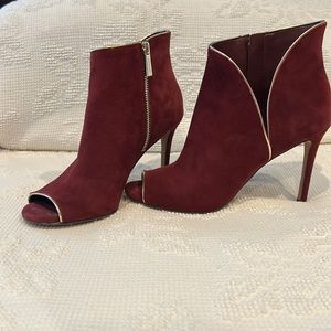Michael Kors open toe ankle boots!